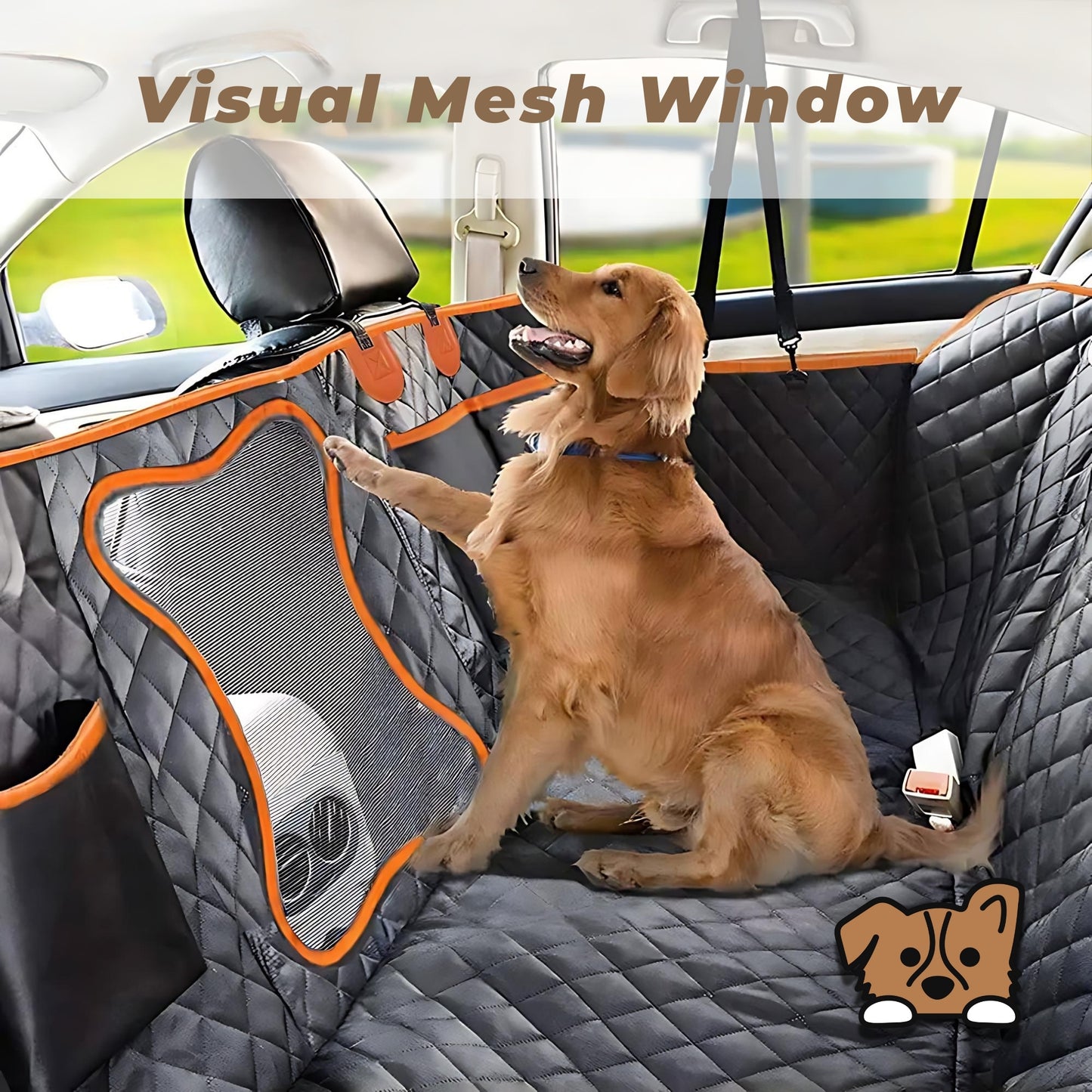 Black Waterproof Hammock Seat Cover