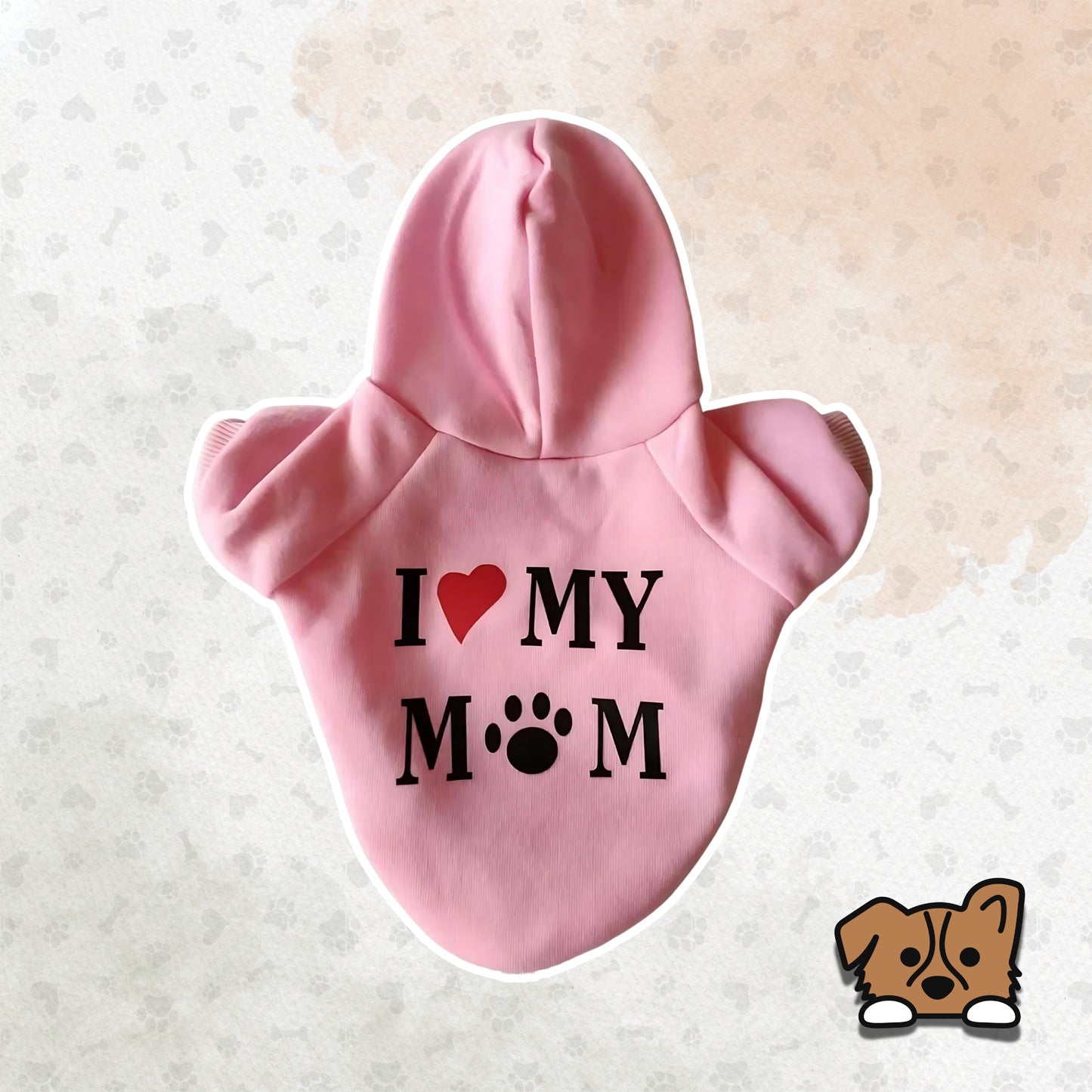 Chic Canine Couture "I Love My Mom"