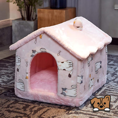 Foldable Winter Warm Dog House