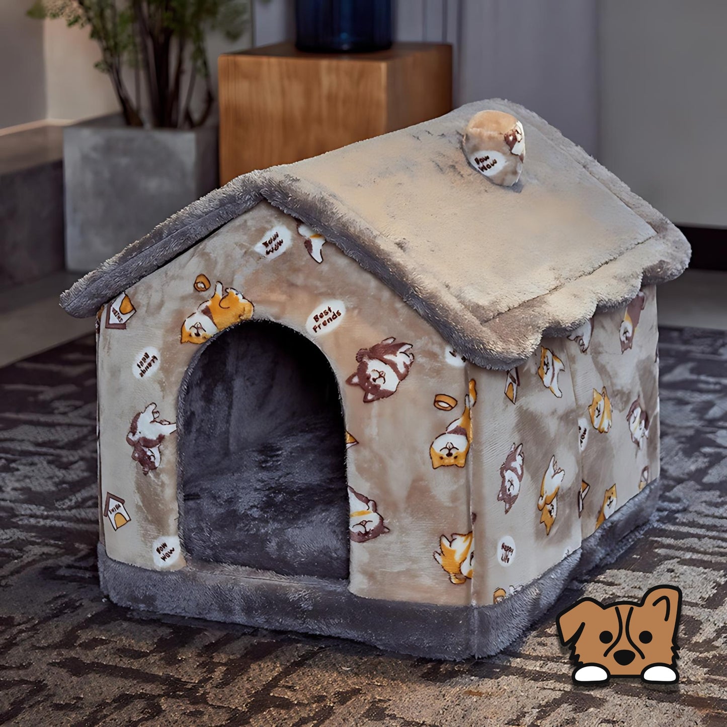 Foldable Winter Warm Dog House