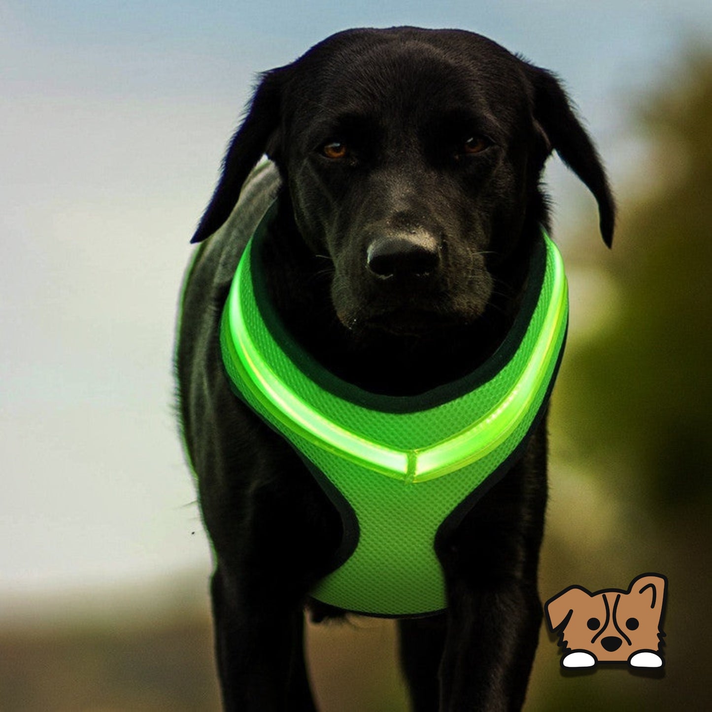 LED Light Dog Harness