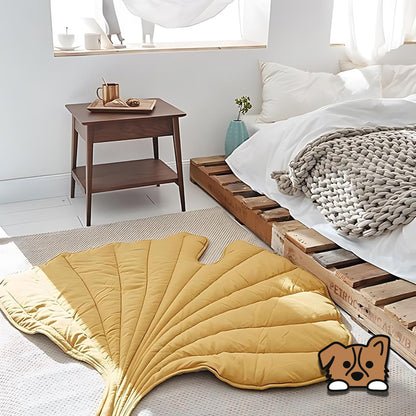 Leaf Shape Floor Mat Blanket