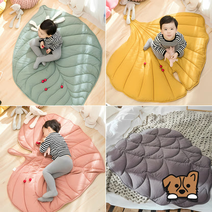 Leaf Shape Floor Mat Blanket