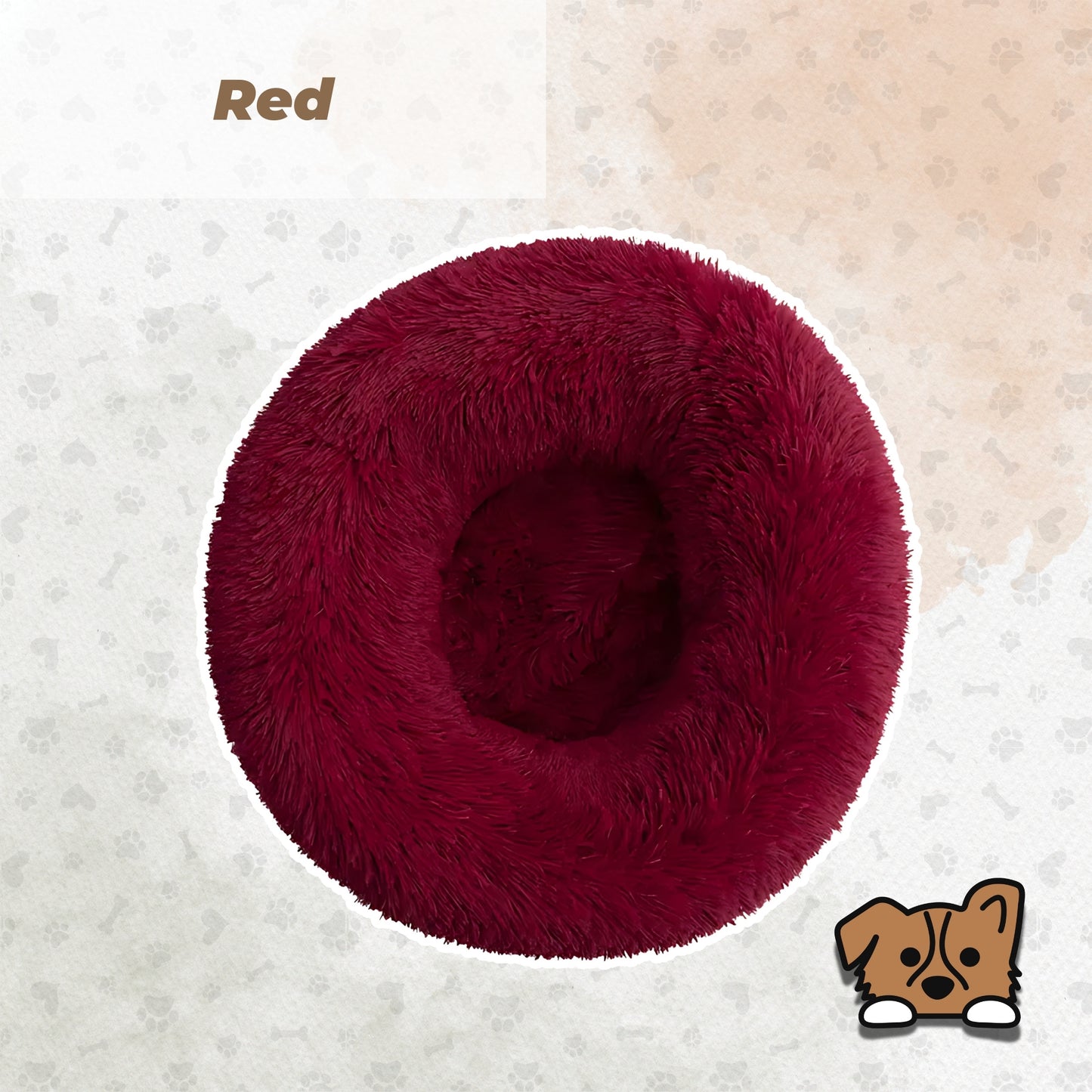 Donut Comfort Cuddler Pet Bed