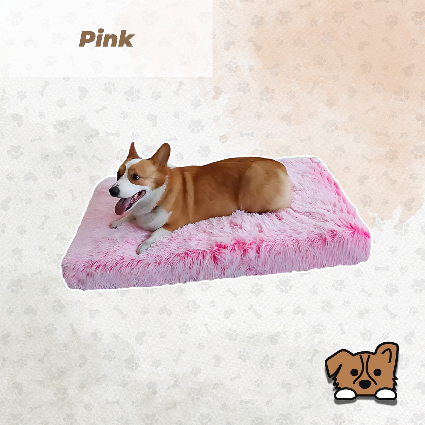 Plush Washable Dog Bed