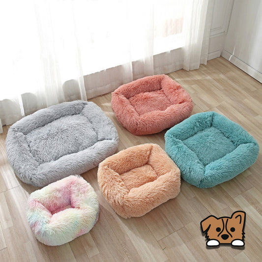 Rectangular Plush Pet Bed