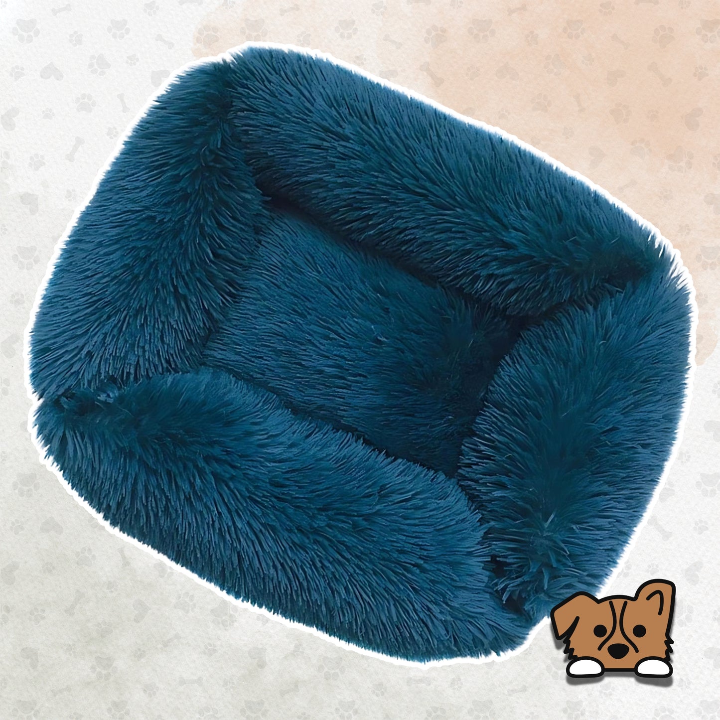 Rectangular Plush Pet Bed