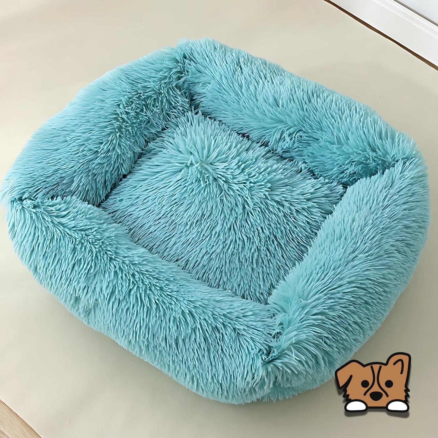 Rectangular Plush Pet Bed