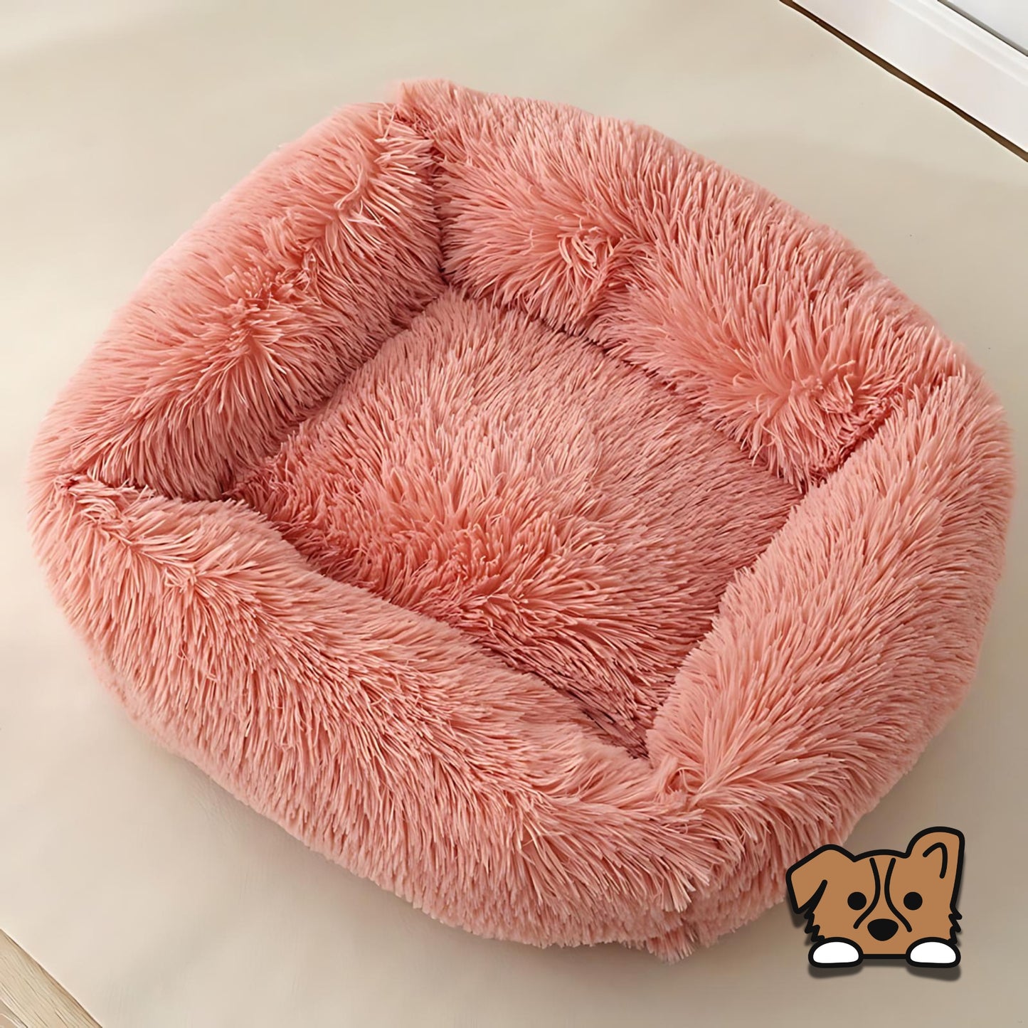 Rectangular Plush Pet Bed