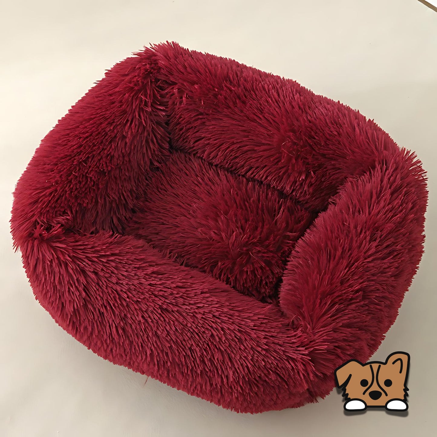 Rectangular Plush Pet Bed