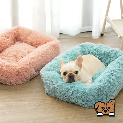 Rectangular Plush Pet Bed