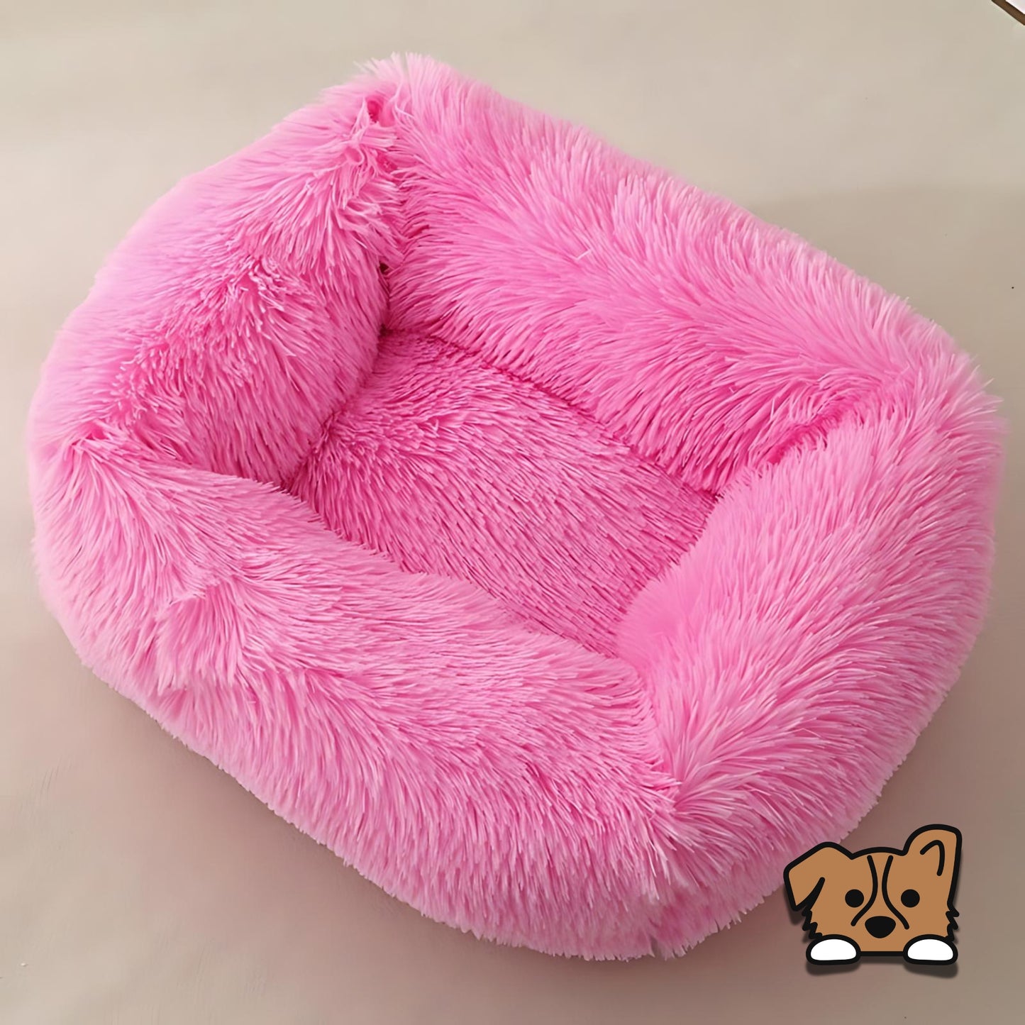 Rectangular Plush Pet Bed