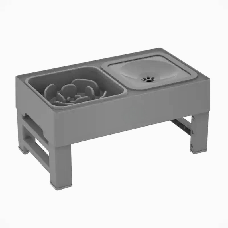 Adjustable Food and Water Bowl