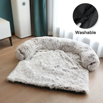 4-in-1 Faux Fur Washable Pet Couch